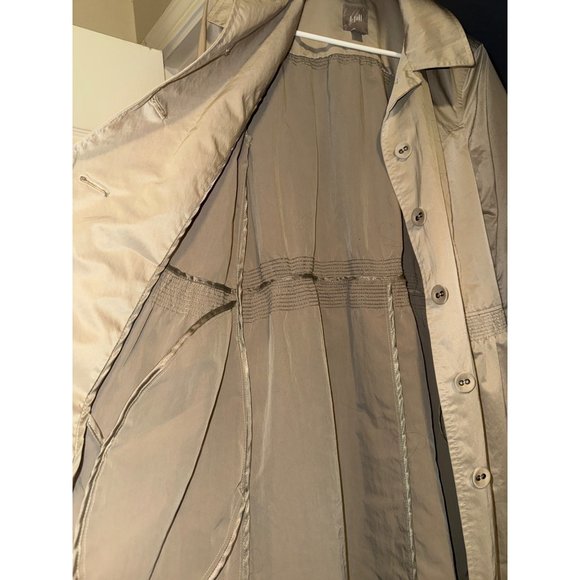 J. Jill tan trench coat size small - Picture 8 of 8